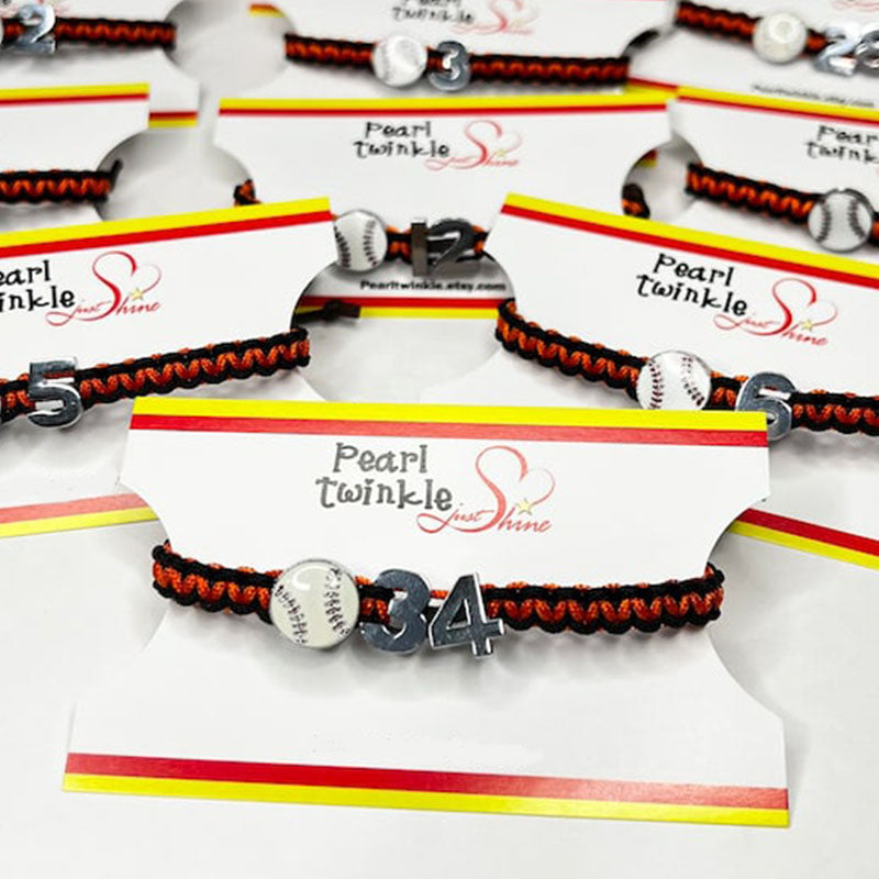 Custom Softball, Football, Basketball Team Bracelets