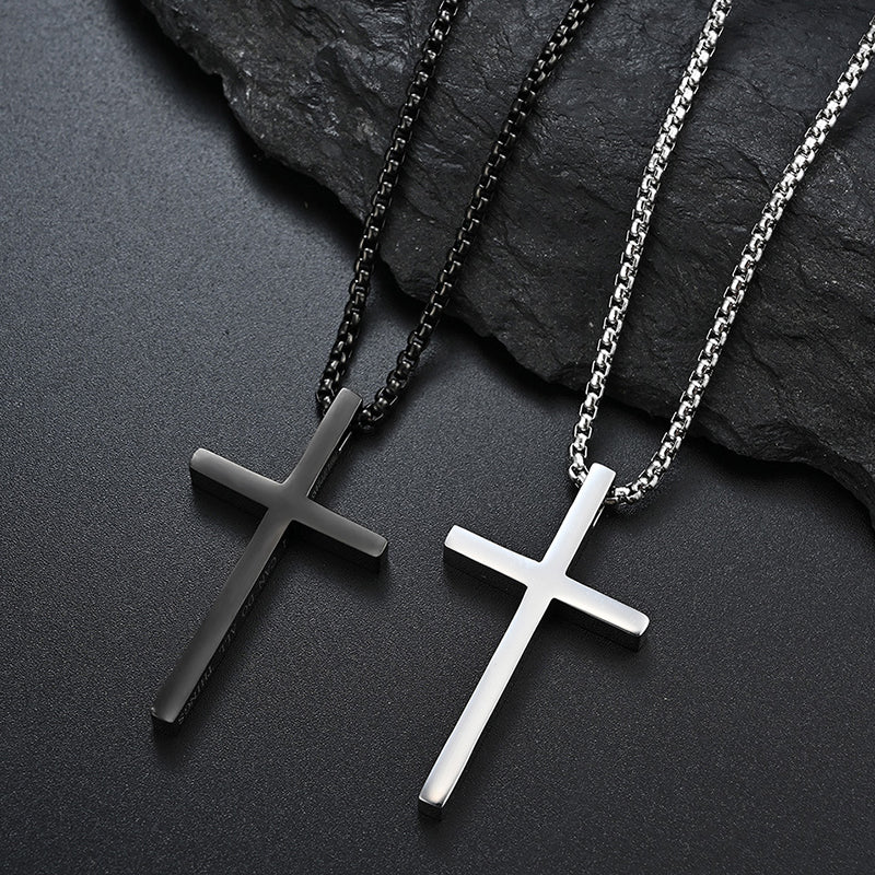 Personalized stainless steel Cross Necklace