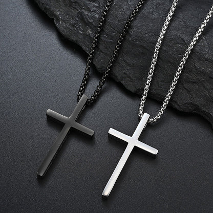 Personalized stainless steel Cross Necklace