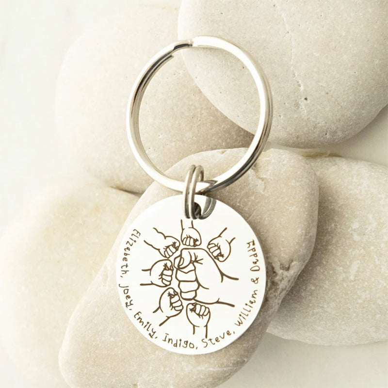 Gifts for Dad, Daddy Dad Gifts, Fathers Day Gift Daddy Keyring