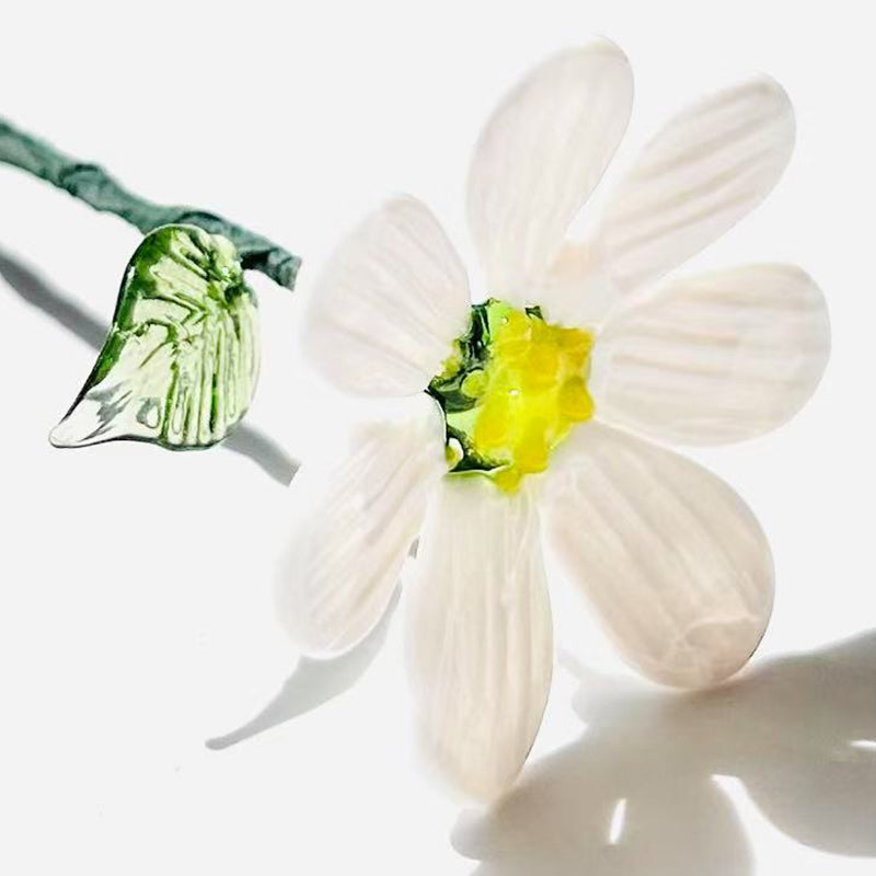 Glass Birth Month Flowers, Birth Flower Bouquet