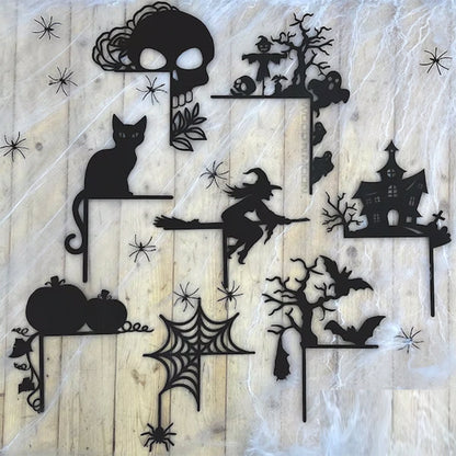 Halloween Door Corner Sign | Halloween Silhouette