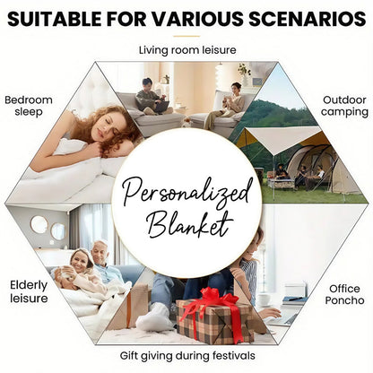 Personalized Floral Milestone Blanket, Custom Baby Girl Milestone Blanket