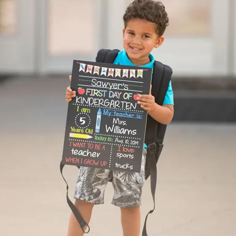 First Day of School Sign, Real Reusable First Day of School