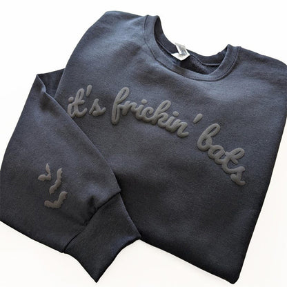 Halloween Puff Sweatshirt It's Frickin' Books