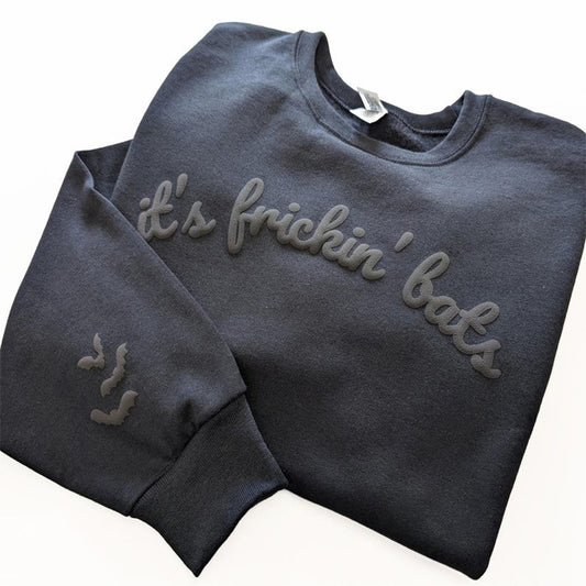 Halloween Puff Sweatshirt It's Frickin' Books