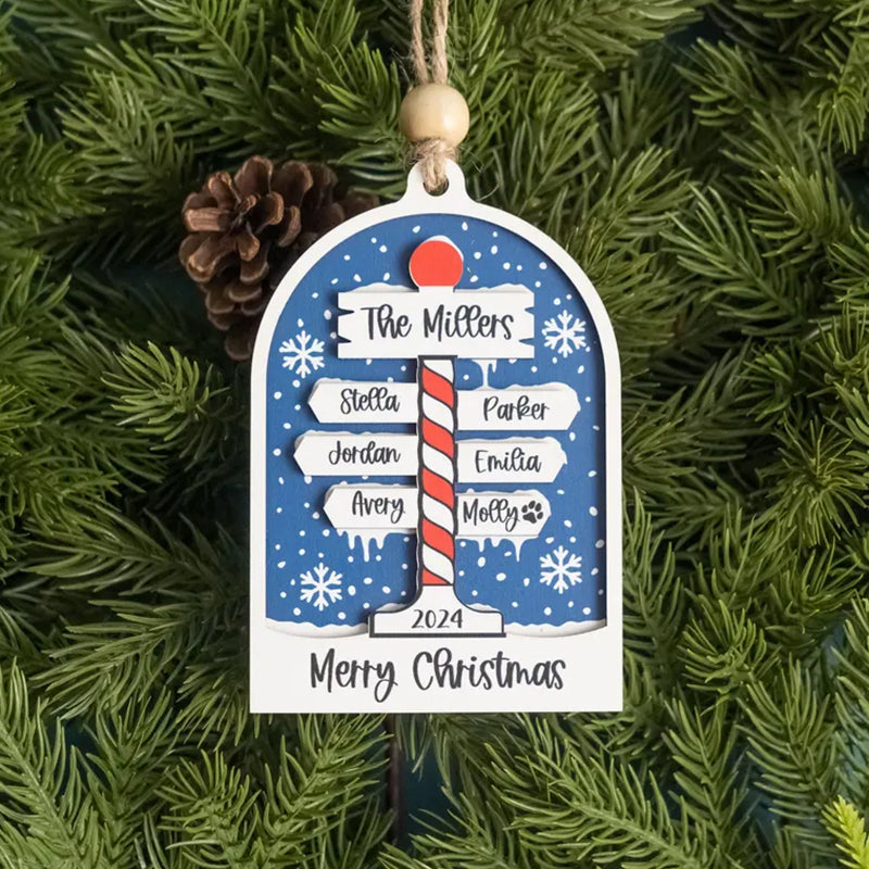 Personalized Family Christmas Ornaments