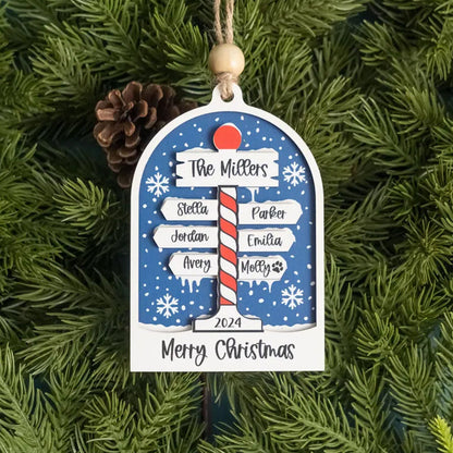 Personalized Family Christmas Ornaments