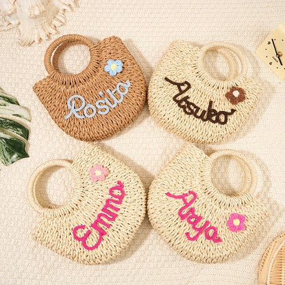 Custom Name Single Pack Letter Tote Bag