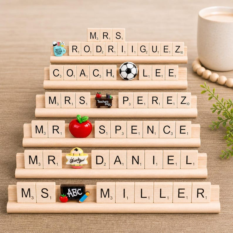 Name plate teacher sign teacher decor