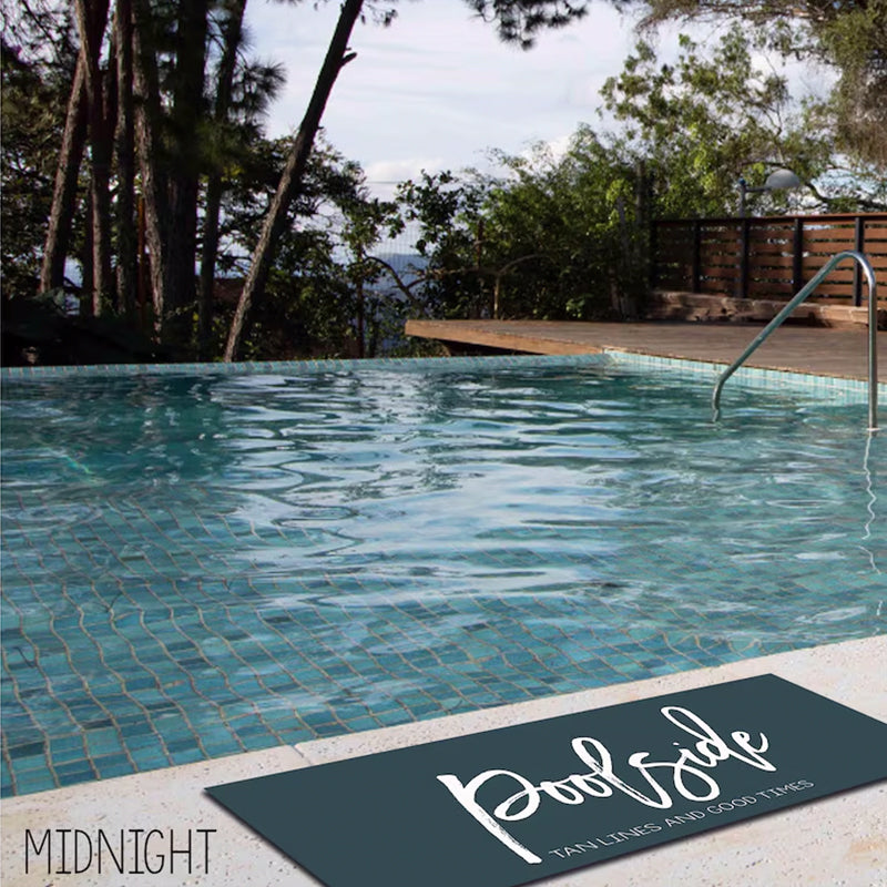 Customized Poolside Runner Mat - Personalized Lake House Mat