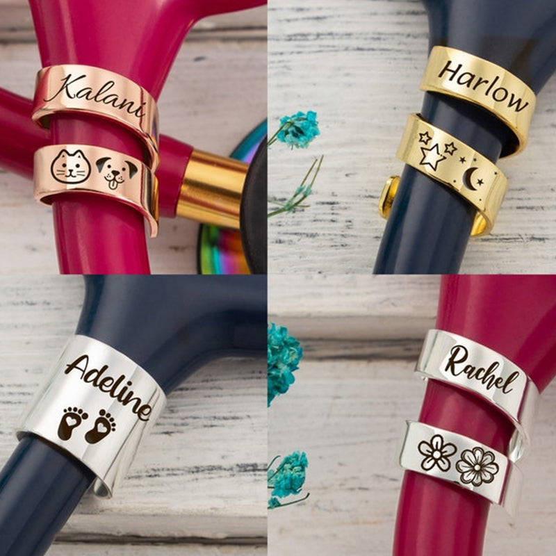 Stethoscope ID Tag, Stethoscope ID Ring