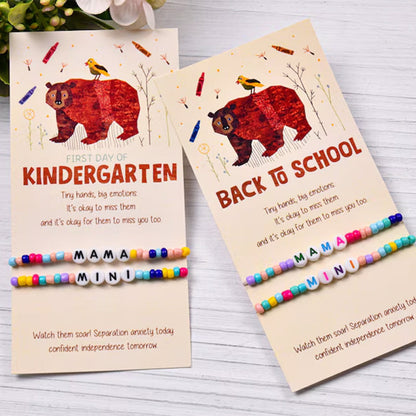Mommy And Me Matching Bracelet, First Day Of School Bracelet