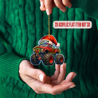 Personalized Monster Truck Christmas Ornament,Truck Ornament,Christmas Gift