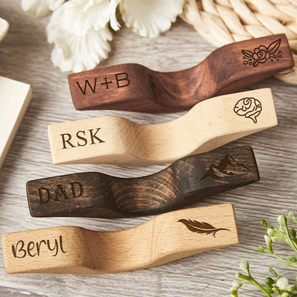 Personalized Wood Book Page Holder,Custom Thumb Page Holder