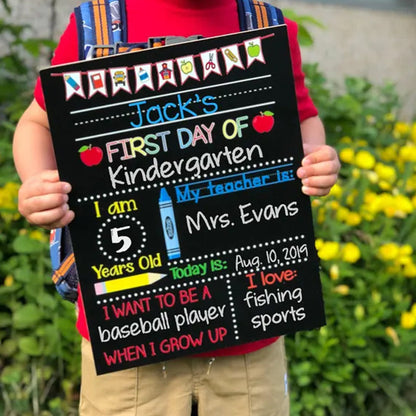 First and Last Day of School Sign, Liquid Chalk Dry Erase School Board