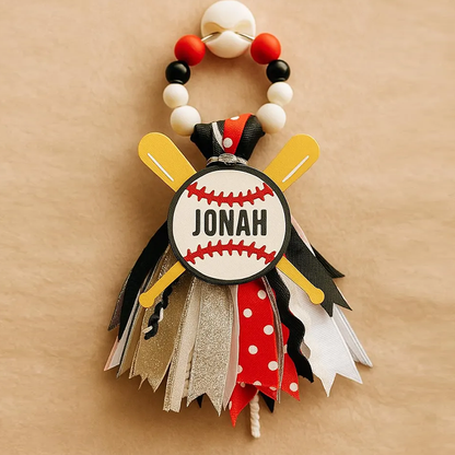 Personalized Sports Bag Tag | Custom Name Keychain | Team Gift | Bogg Bag Accessory