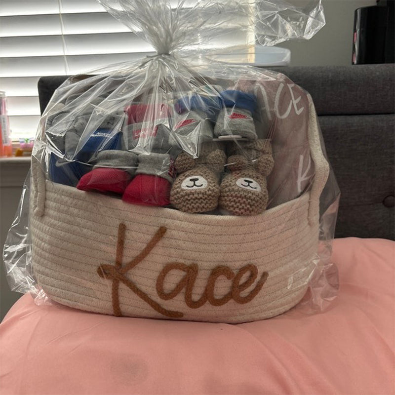 Baby Shower Gift, Baby gifts, Handmade Basket for Baby Shower