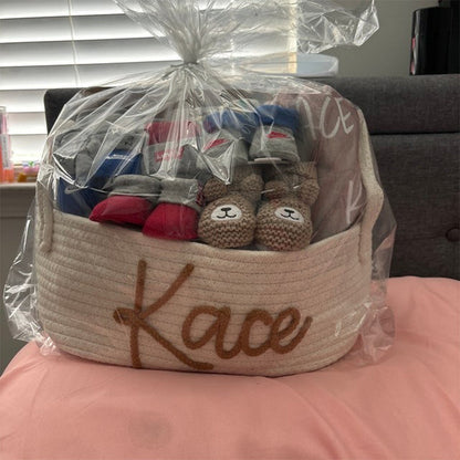 Baby Shower Gift, Baby gifts, Handmade Basket for Baby Shower