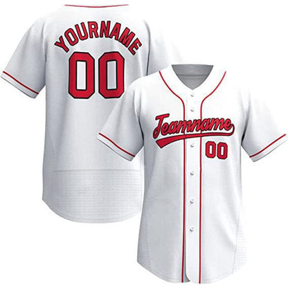 Personalized Team Name And Number Baseball Jersey, Custom Baseball