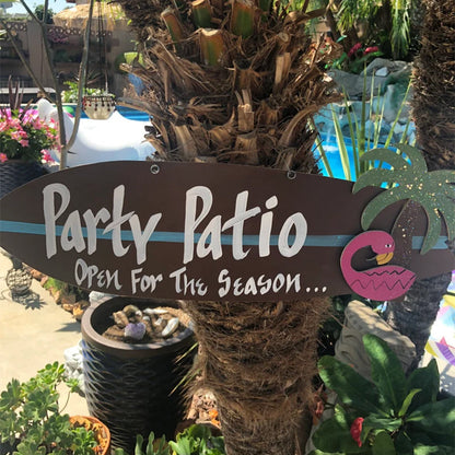 Handmade Surfboard Sign,Personalized