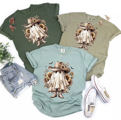 Cowgirl Ghost Comfort  Hoodies