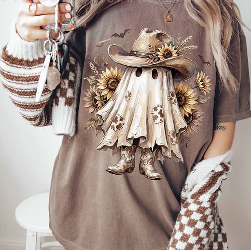 Cowgirl Ghost Comfort  Hoodies