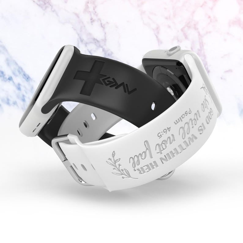 God is Within Her Watch Band compatible with Apple Watch Band