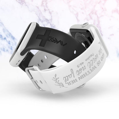 God is Within Her Watch Band compatible with Apple Watch Band