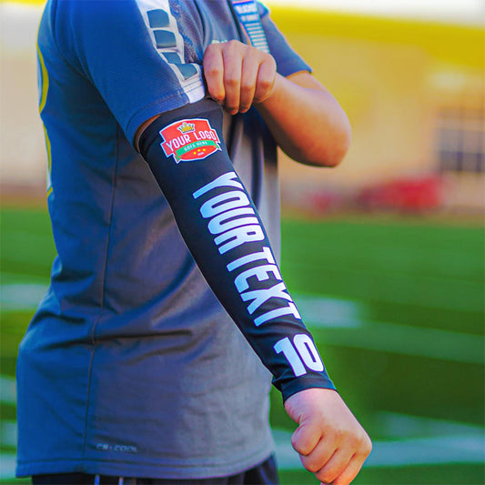 Personalized Sports Arm Sleeve with Custom Logo and Text