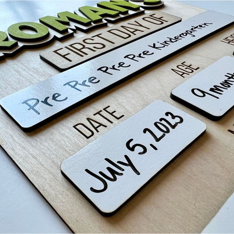 First & Last Day Of School Sign, Back To School Photo Prop