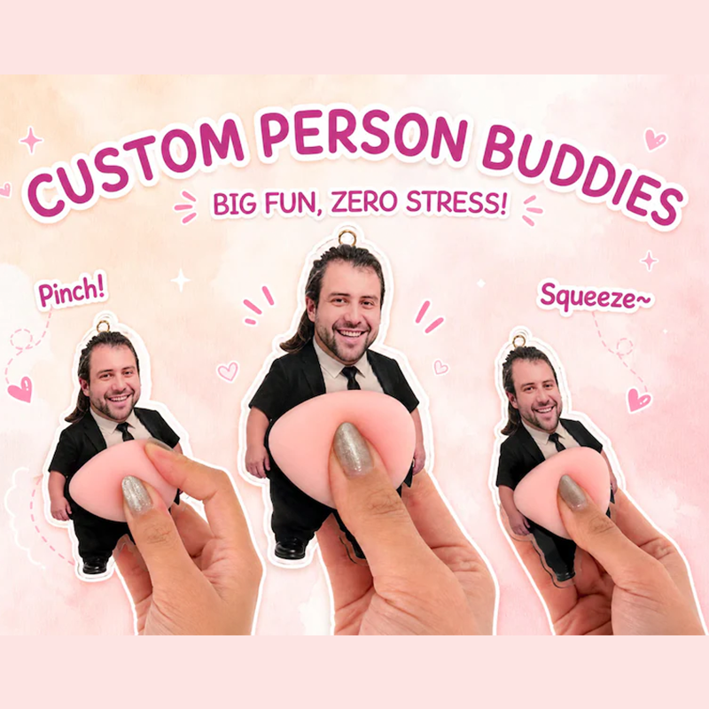 Personalized Dad Squeeze Belly Magnet, Funny Fridge Gift for Dad