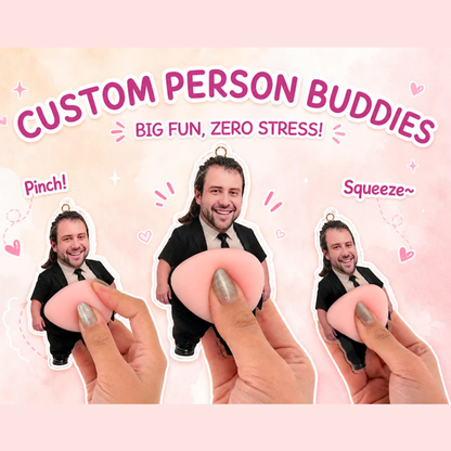 Personalized Dad Squeeze Belly Magnet, Funny Fridge Gift for Dad