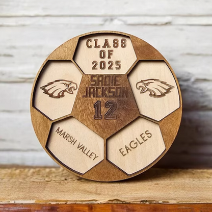 Personalized Soccer Player Plaque, Senior Night Soccer Gift