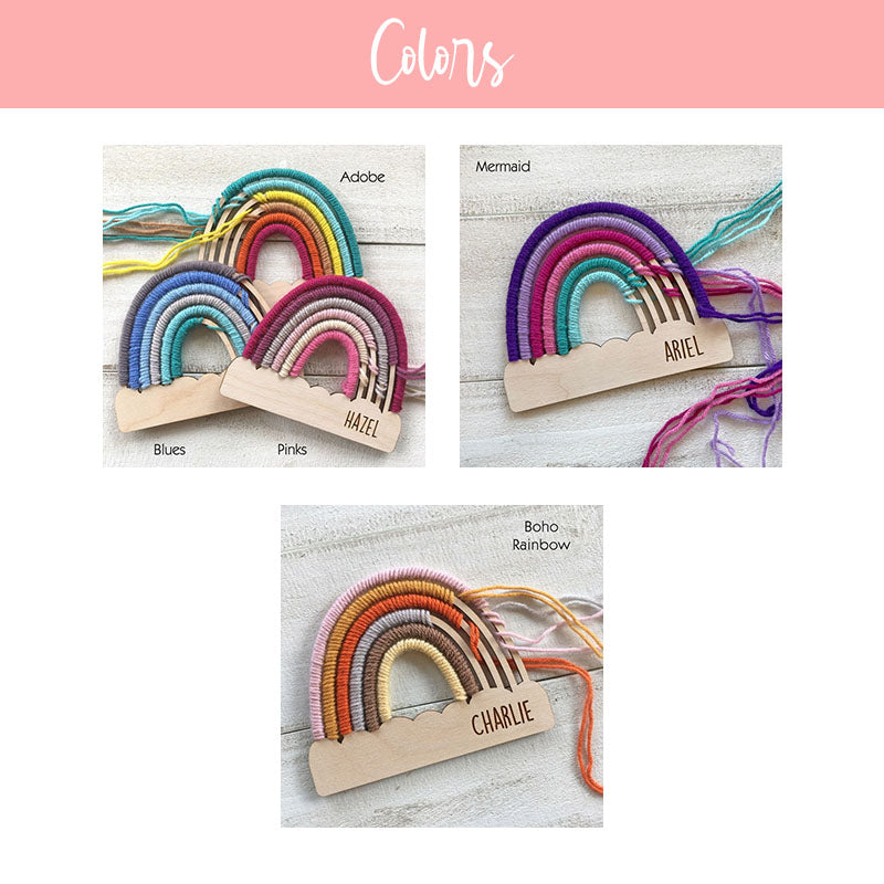 Personalized Rainbow Craft Kit