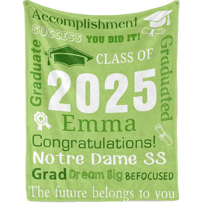 Personalized Graduation Blankets Graduation Gift