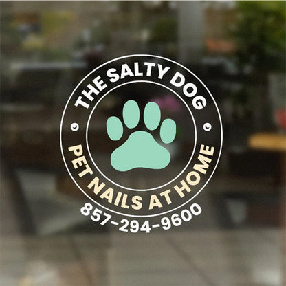 Full Color Logo Decal - Custom Window Decal - Business Logo Vinyl Sticker