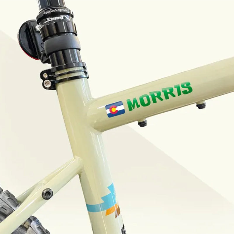 2x Personalized Name Decal , Cyclist Name