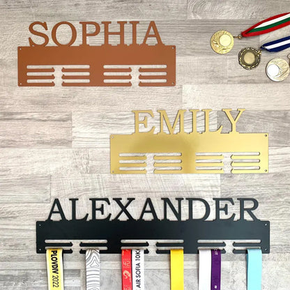 Custom Medal Holder with Name or Text