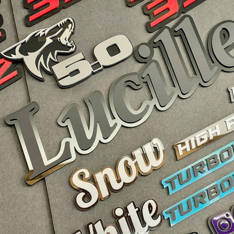 Custom Car Name Emblem Badge Custom