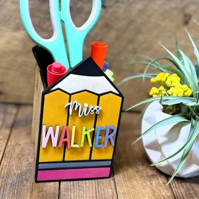 Teacher’s Gift Pencil Holder Desk Organizer