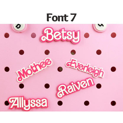 Customizable Name Tag For Bag. Personalized Bag Charm