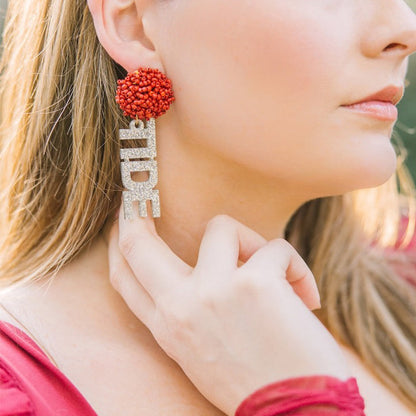 Personalized Custom Game Day Earrings