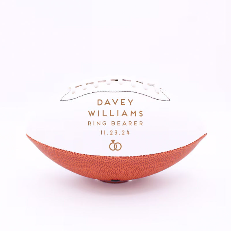 Personalized Groomsmen Gift Football, Personalized Best Man Football