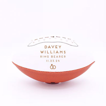 Personalized Groomsmen Gift Football, Personalized Best Man Football