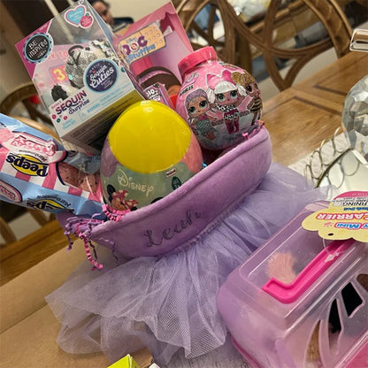 Personalized Purple Easter Basket