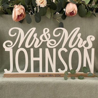 Established Sign, Last Name Established Sign, Family Established Sign, Mr and Mrs Sign
