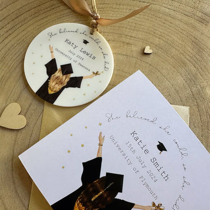 Personalised Graduation Gift Keepsake, University Graduation Gift
