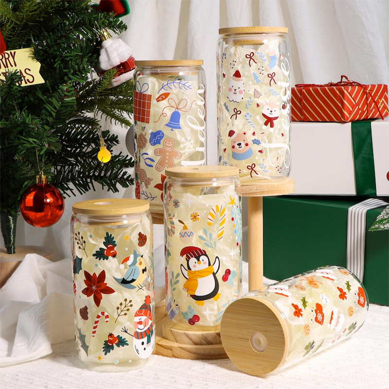 Personalized Christmas Tree Snack Glass