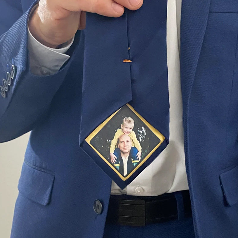 Custom Photo Patch for ties, Christmas, gifts, tie patch